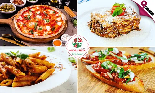 Pizzas, Pastas, & Paninis at Amora Pizza!